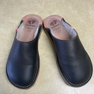 Duckfeet Wool-lined Slides Klitmoller Oliven EU 39